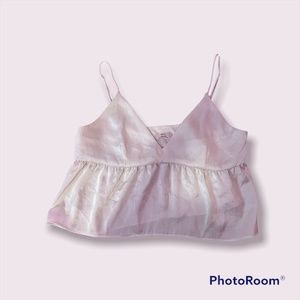 Satin White Camisole